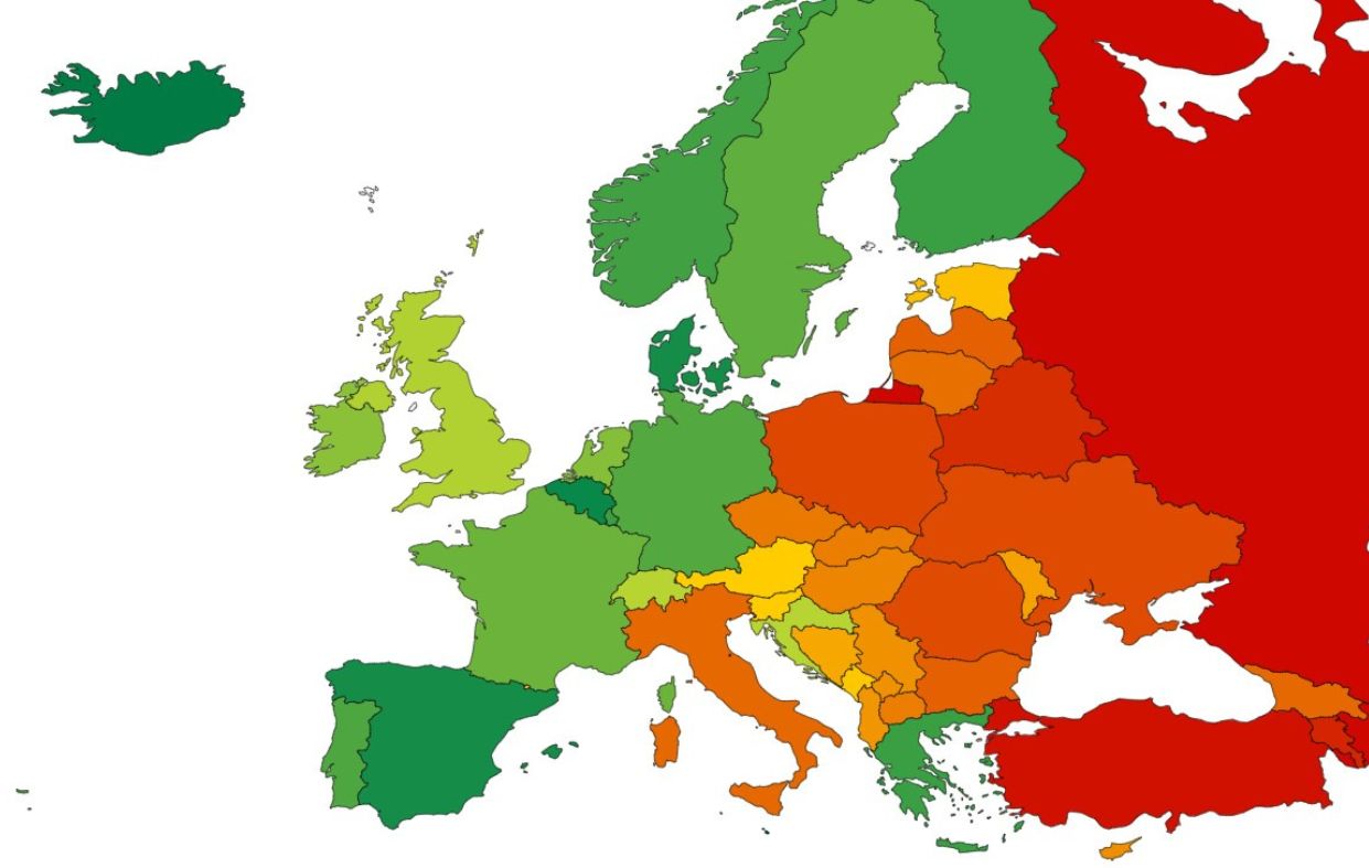España vuelve a ocupar el 4º puesto en derechos LGTBIQ+ en Europa