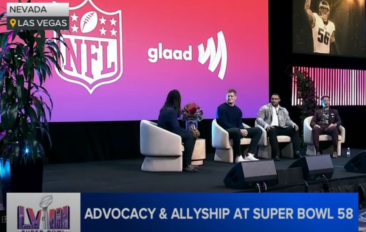 NFL y GLAAD celebran su noche del Orgullo en la semana de la Super Bowl